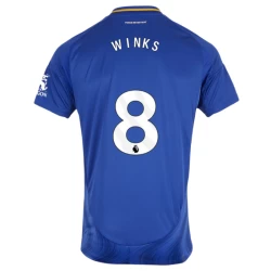 Camiseta Fútbol Leicester City Winks #8 2024-25 Primera Equipación Hombre